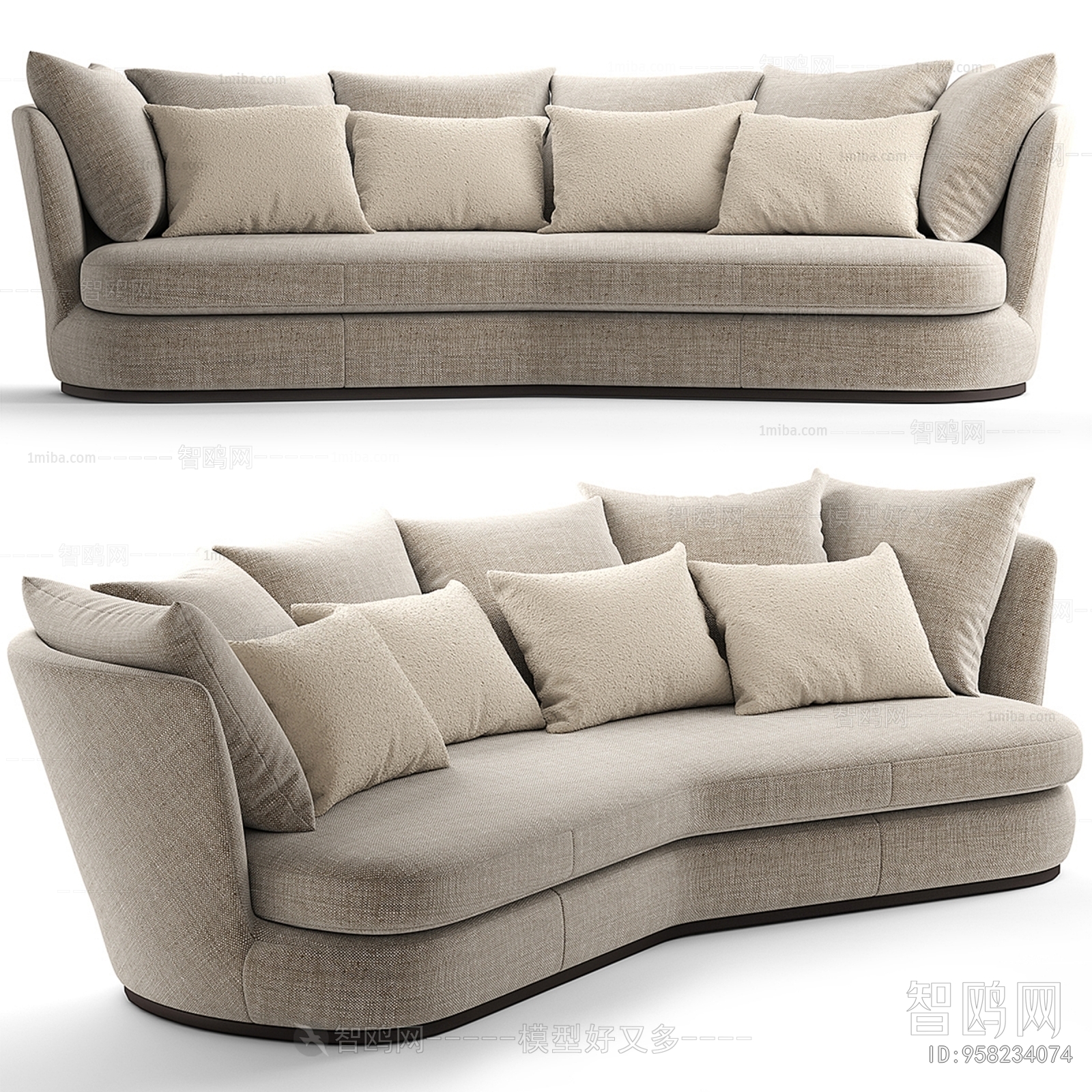 Modern Multi Person Sofa