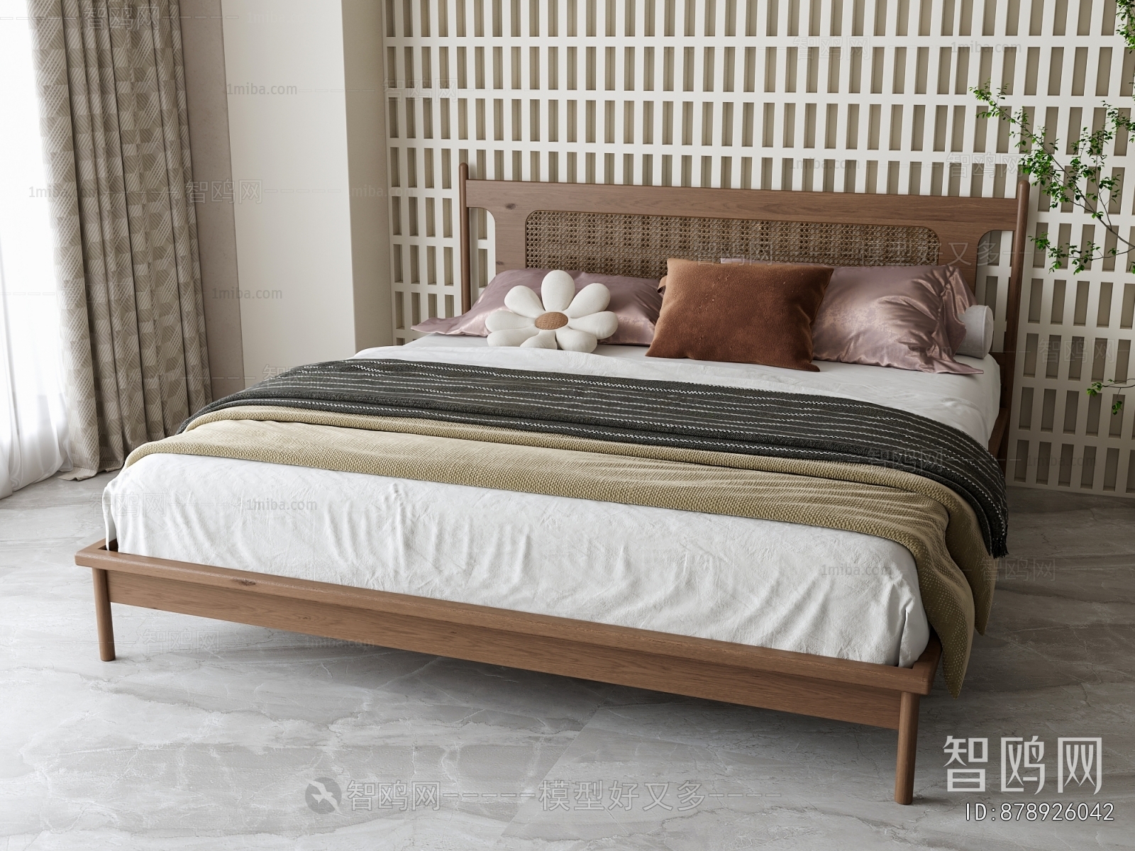 Nordic Style Double Bed