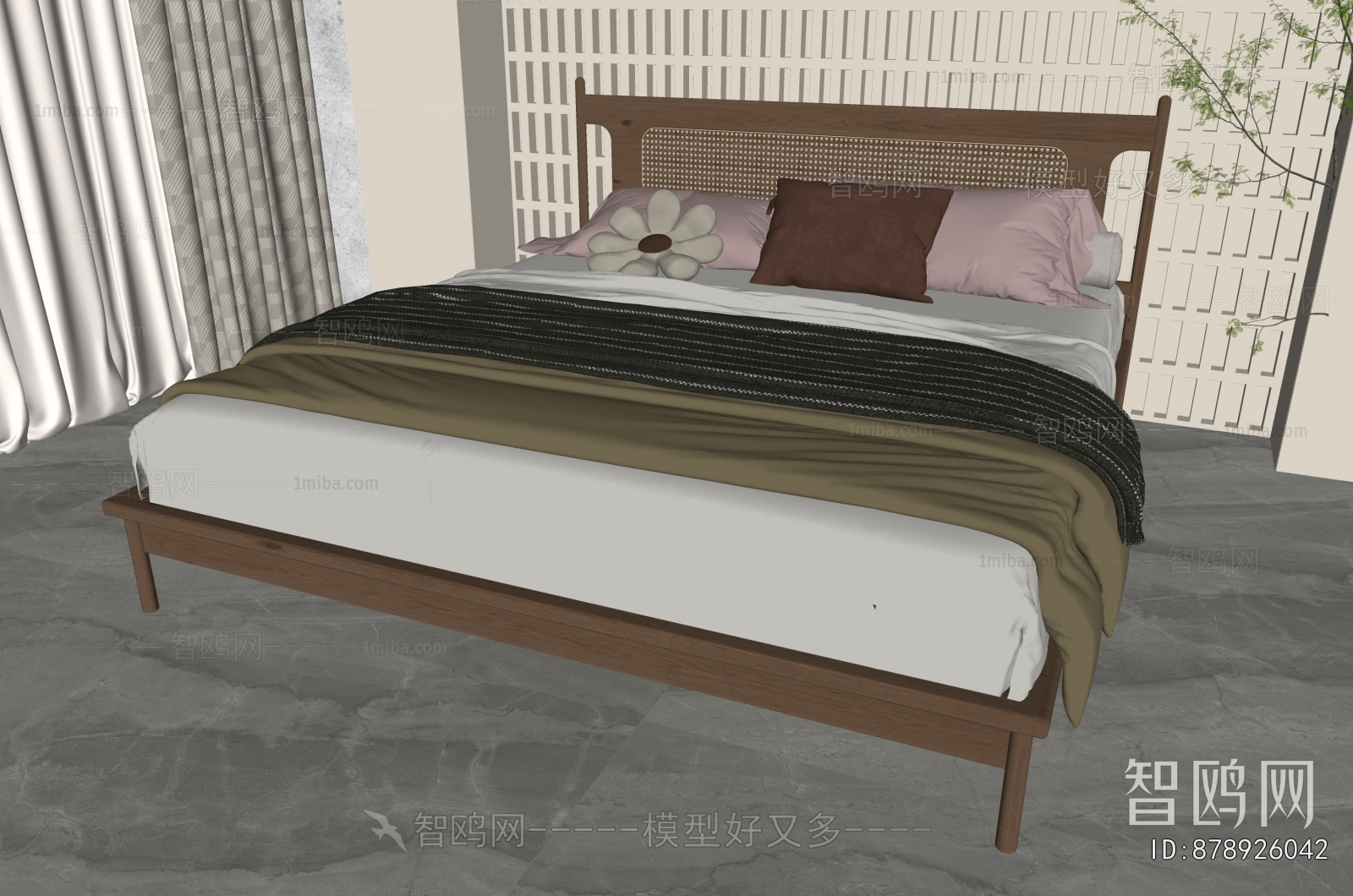 Nordic Style Double Bed