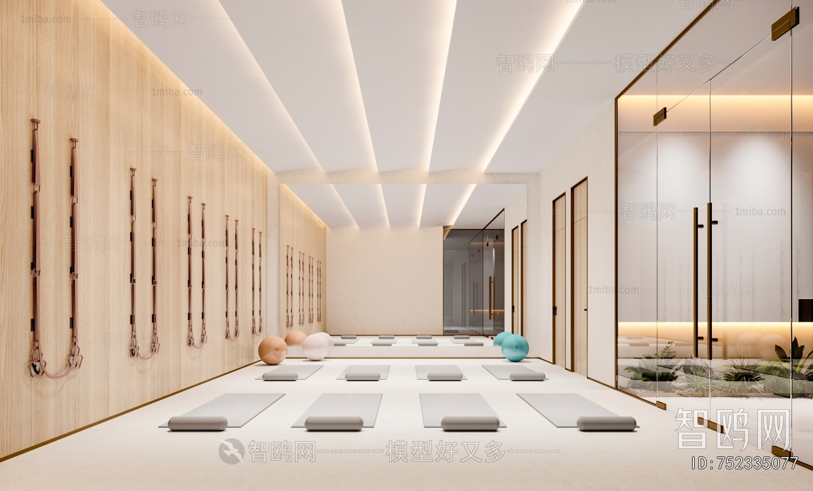 Modern Yoga Room