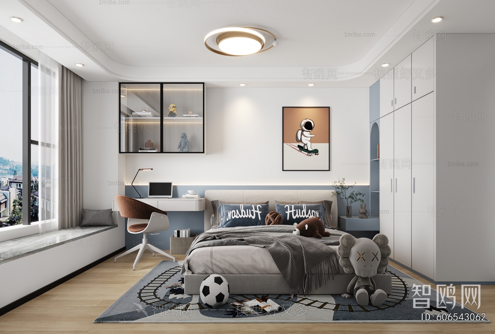 Modern Boy's Room And Son's Room