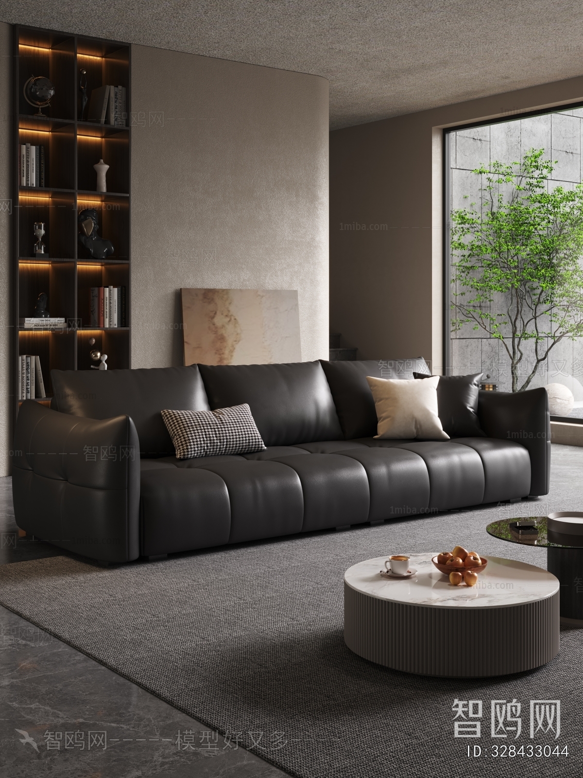 Modern Three-seat Sofa