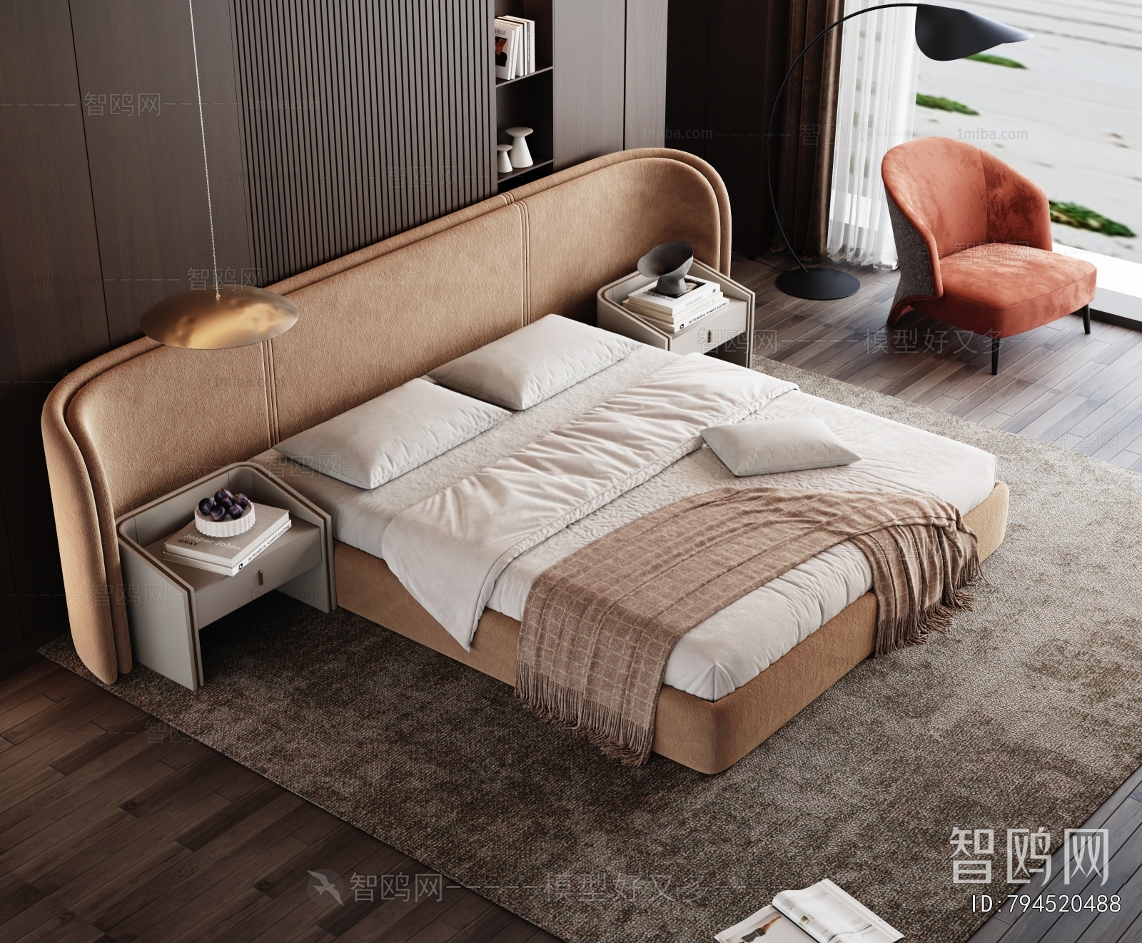 Modern Double Bed