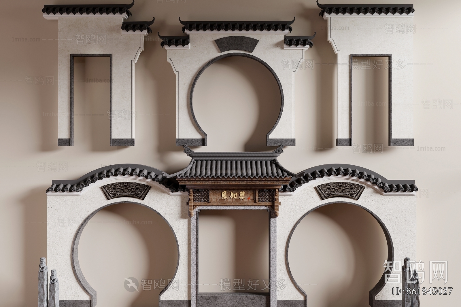 Chinese Style Building Component