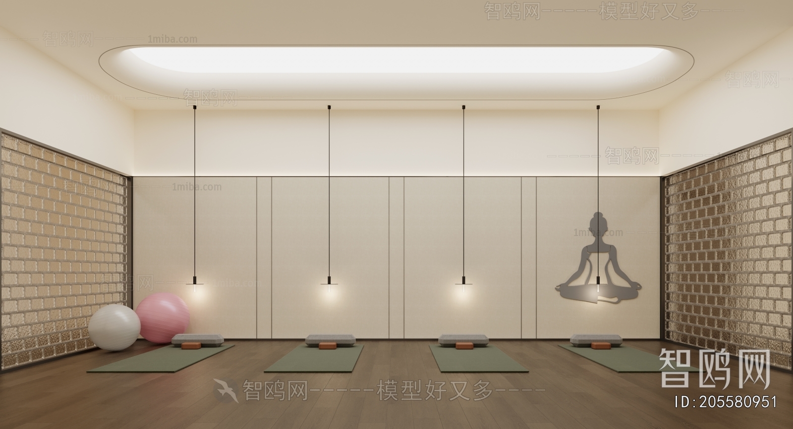 Modern Yoga Room