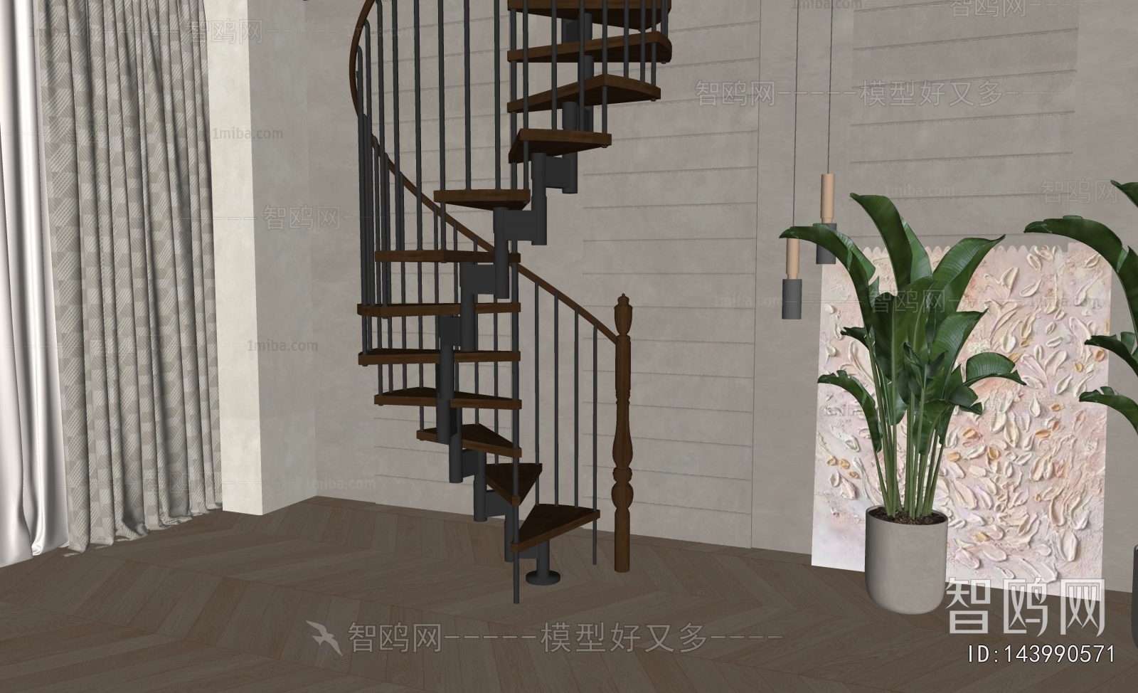 Modern Rotating Staircase