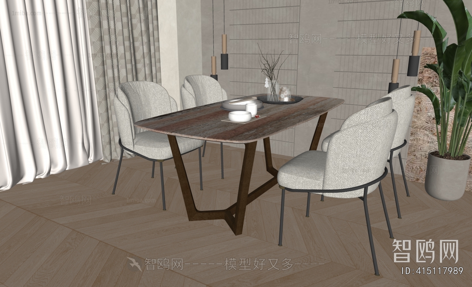 Modern Dining Table And Chairs