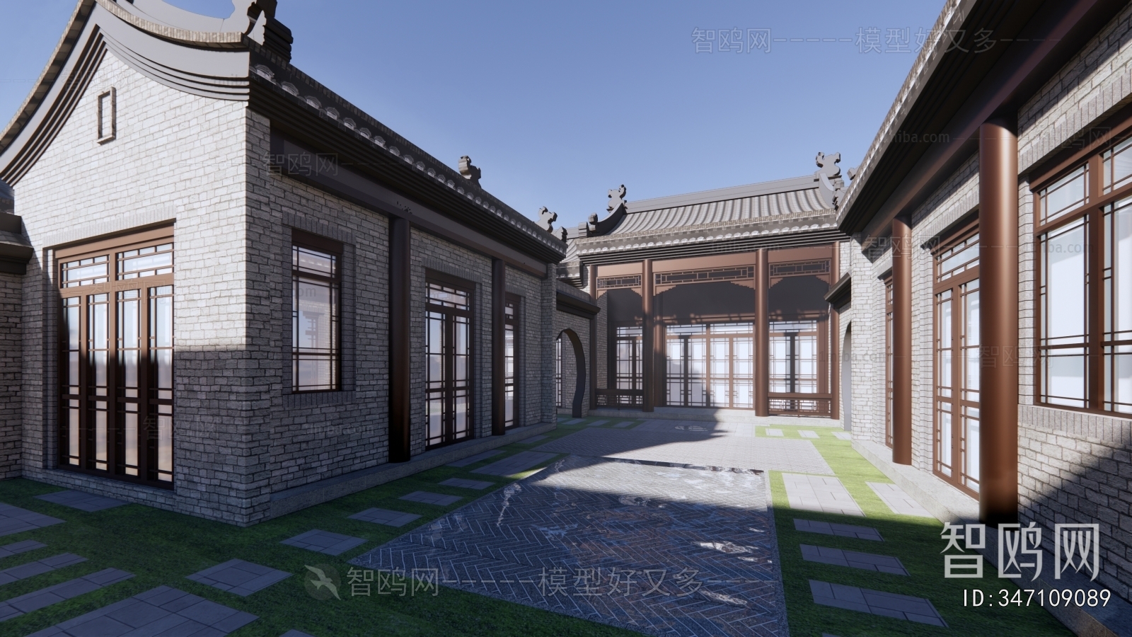 Chinese Style Ancient Architectural Buildings