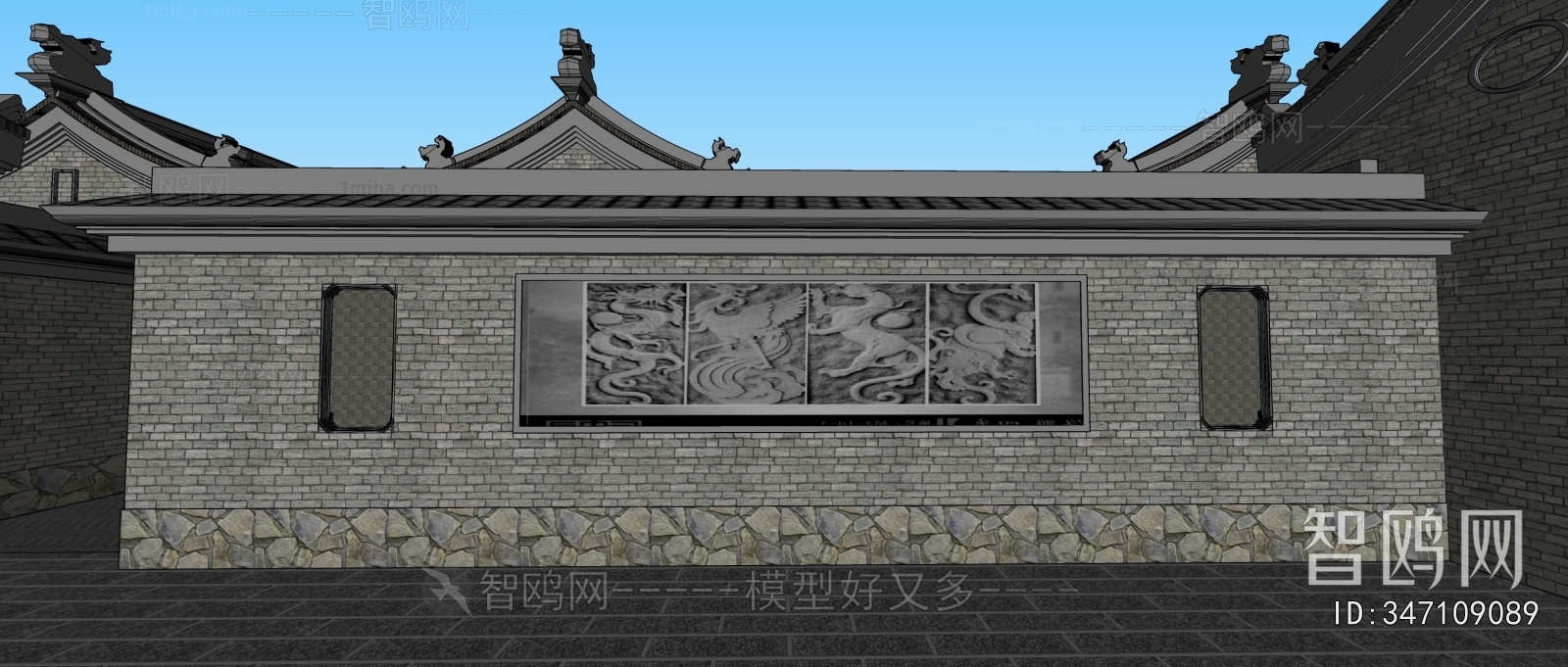 Chinese Style Ancient Architectural Buildings