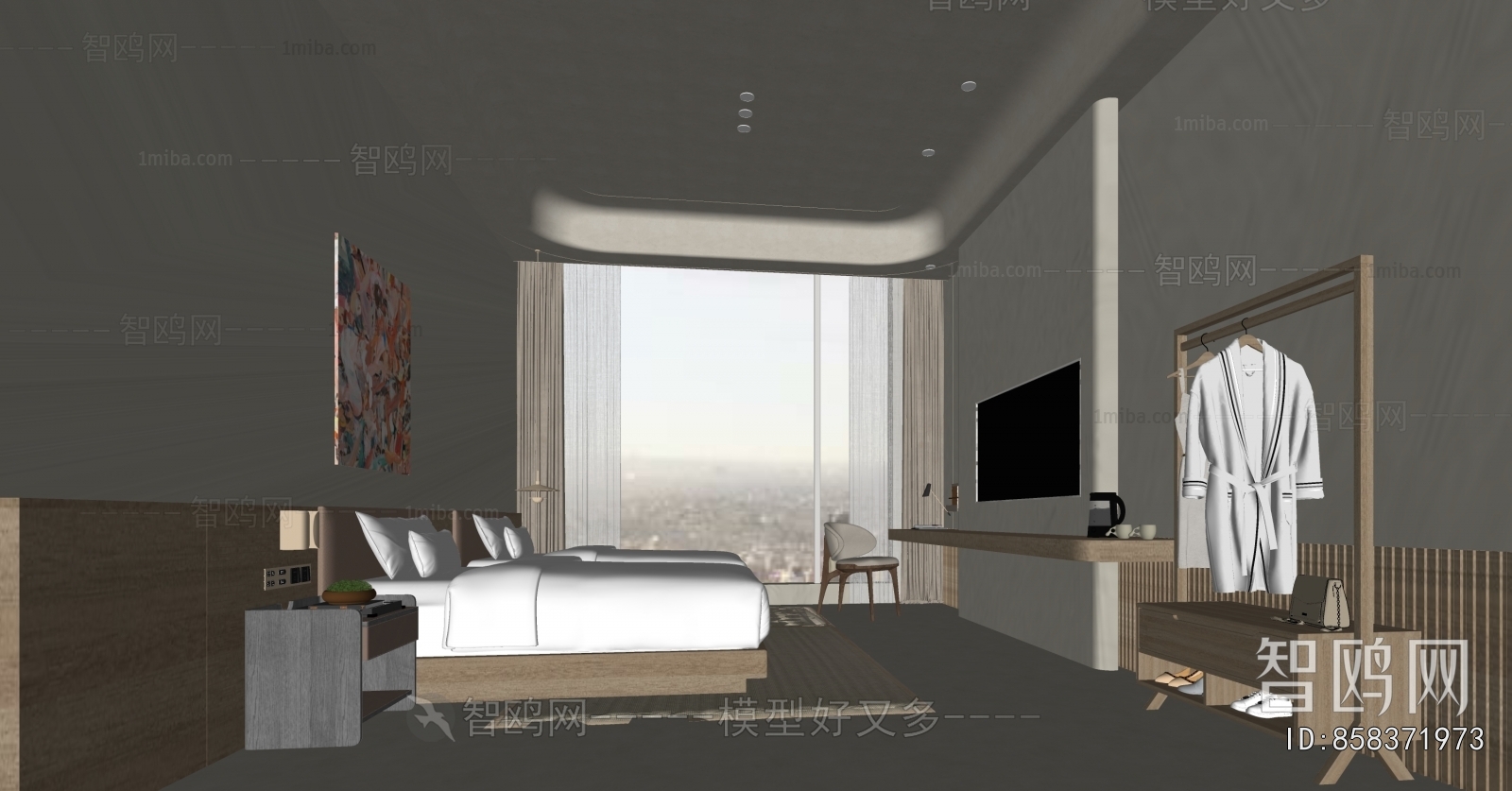 Modern Guest Room