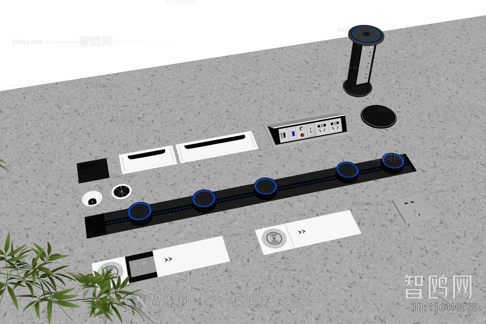 Modern Socket Panel sketchup Model Download - Model ID.116410975 | 1miba