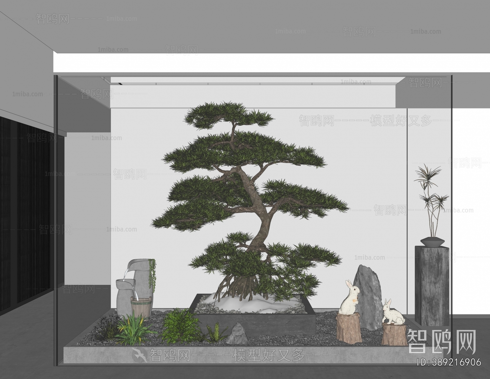 New Chinese Style Plant Landscaping