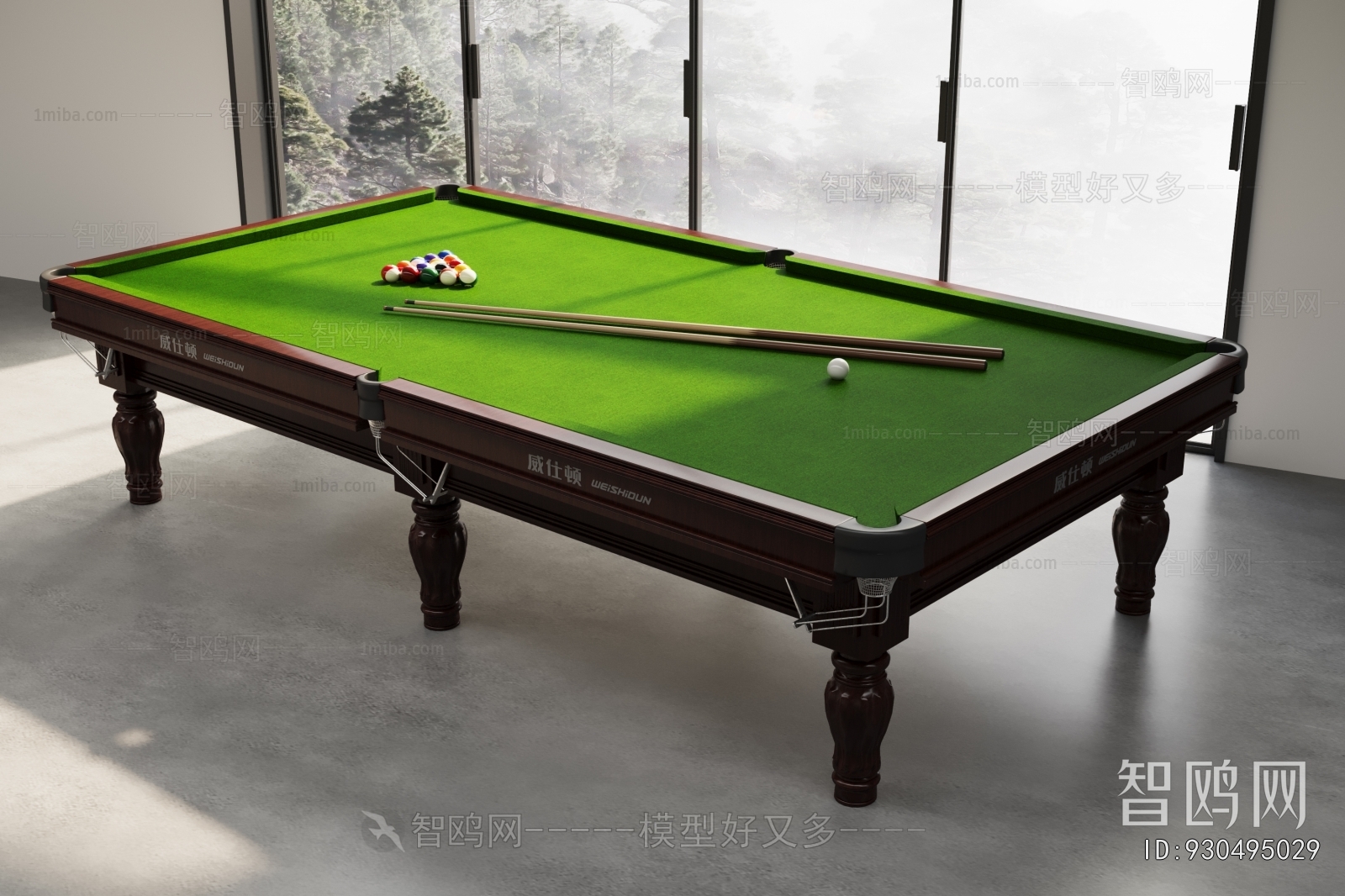 Modern Pool Table