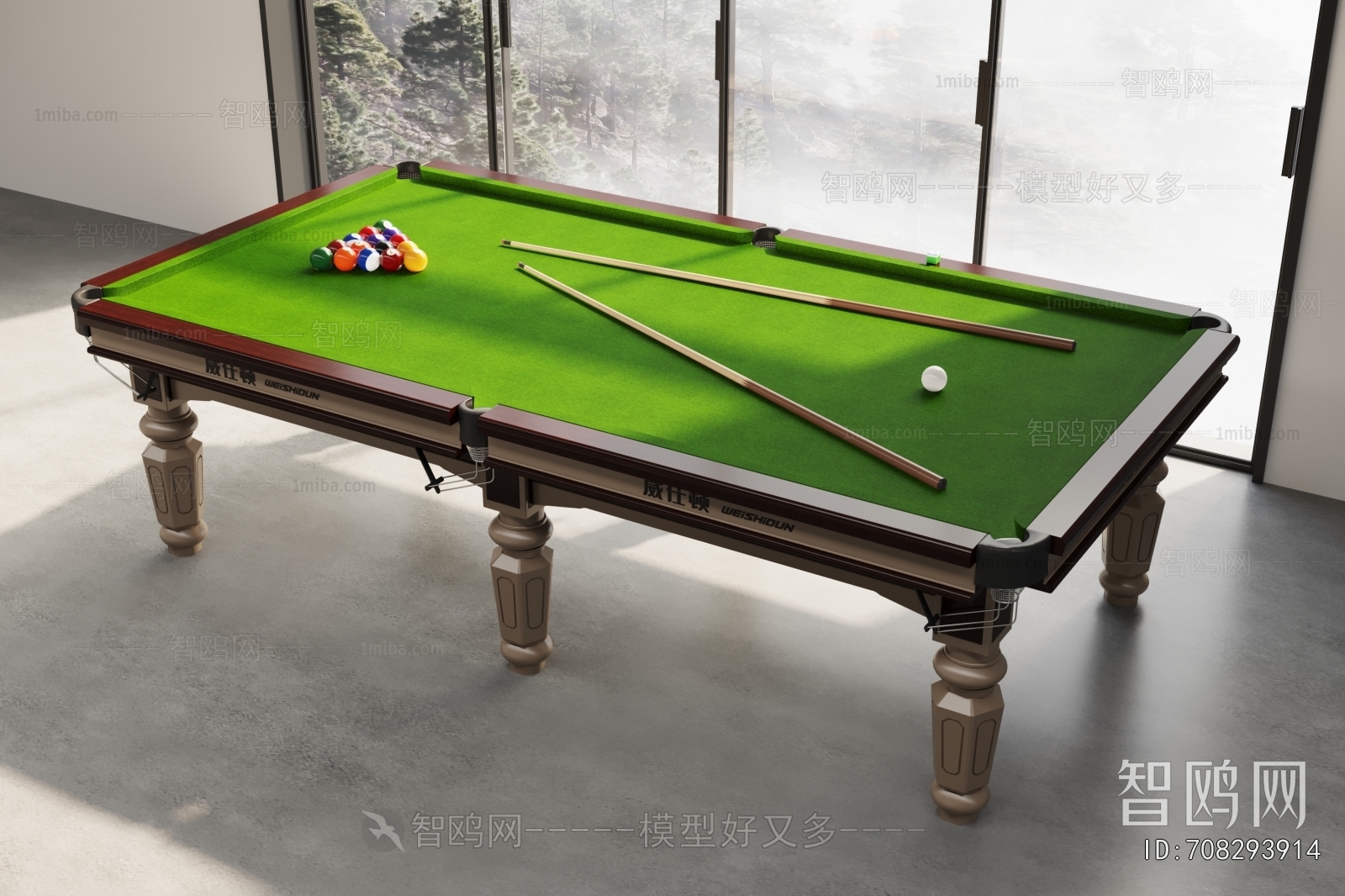 Modern Pool Table