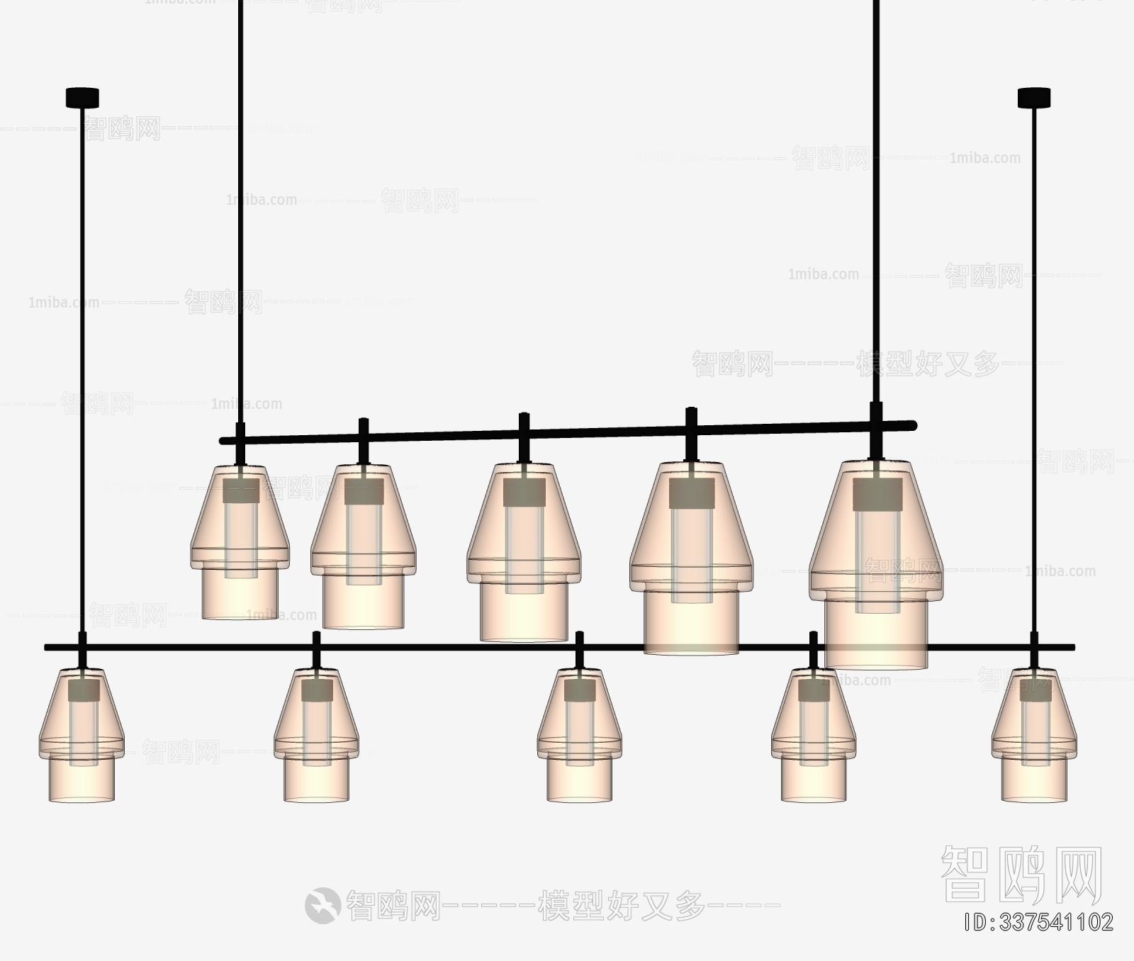 Modern Long Chandelier