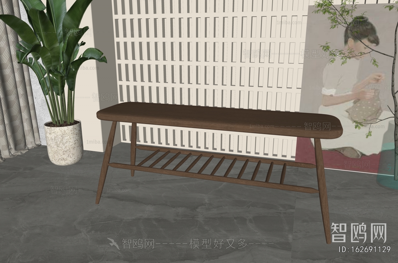 Nordic Style Bench