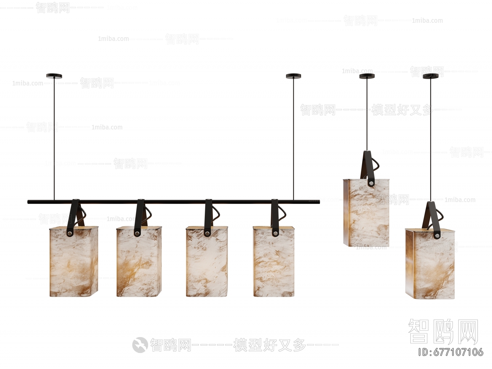 Modern Long Chandelier