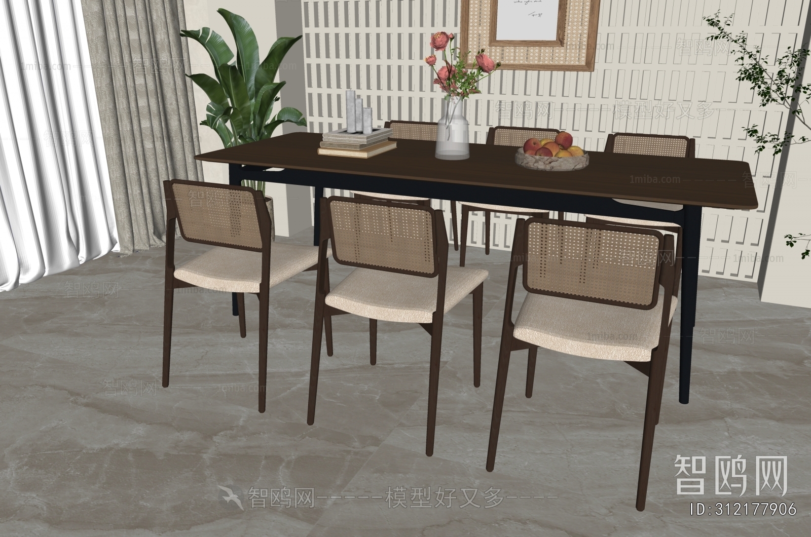 Nordic Style Dining Table And Chairs