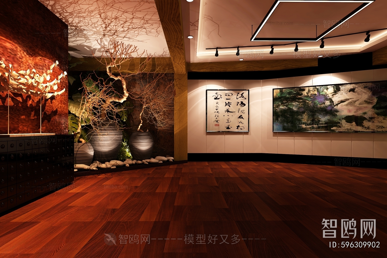 New Chinese Style Exhibition Hall