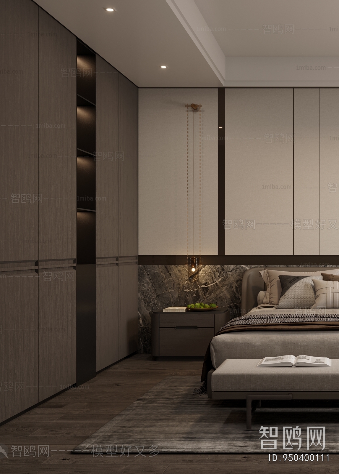 New Chinese Style Bedroom