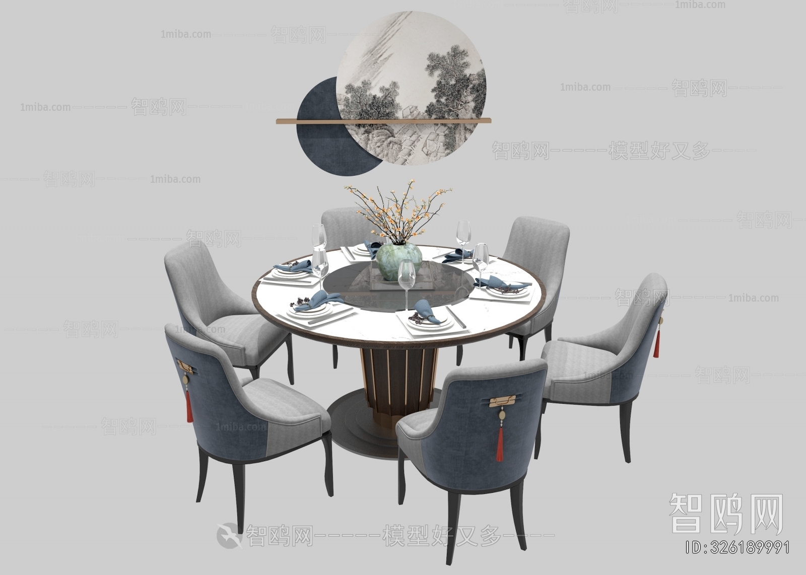 New Chinese Style Dining Table And Chairs