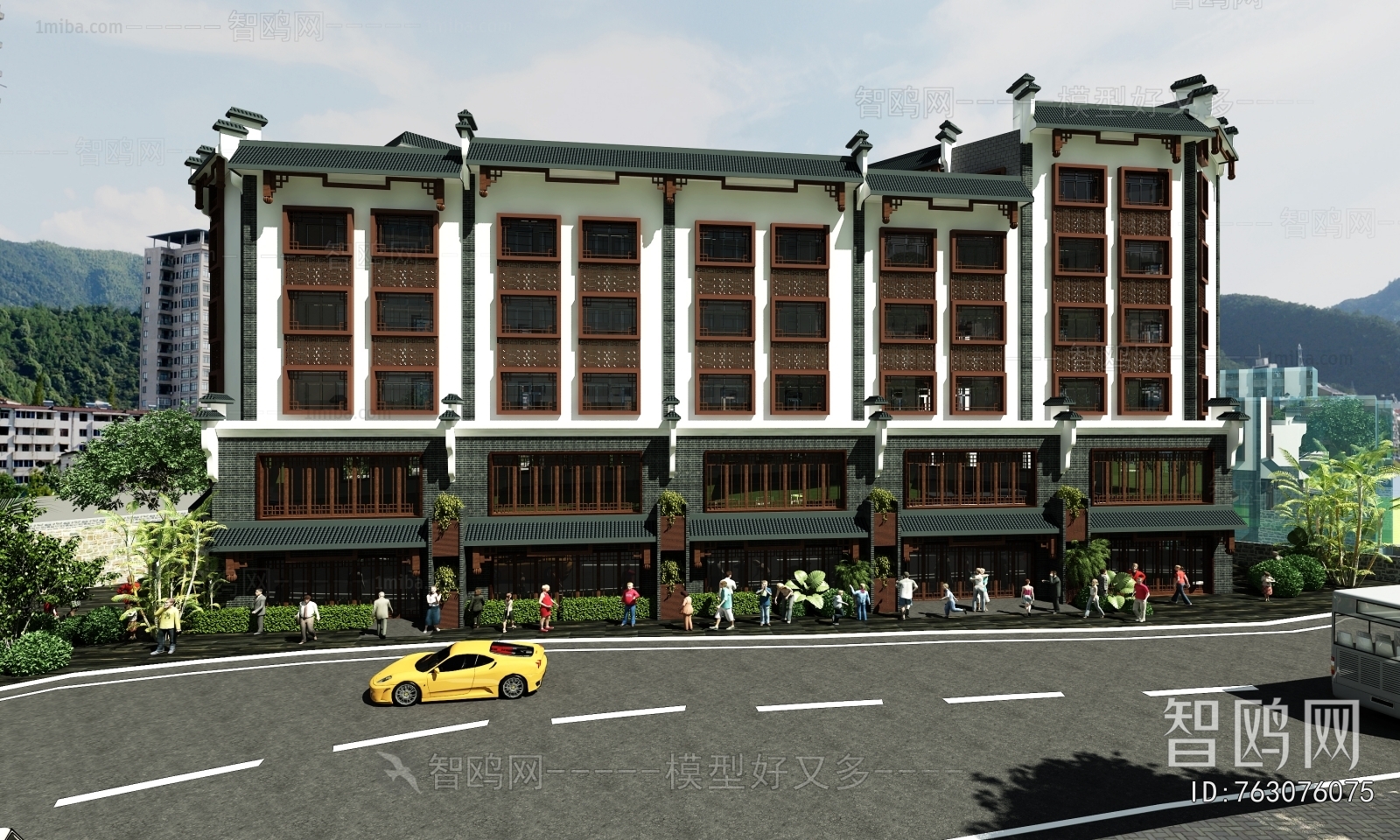 New Chinese Style Residential Building