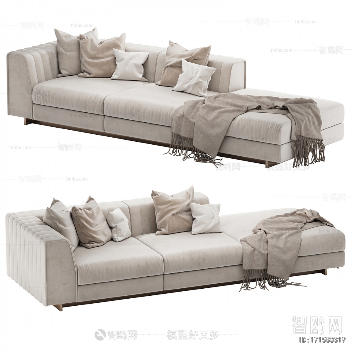 Modern Three-seat Sofa