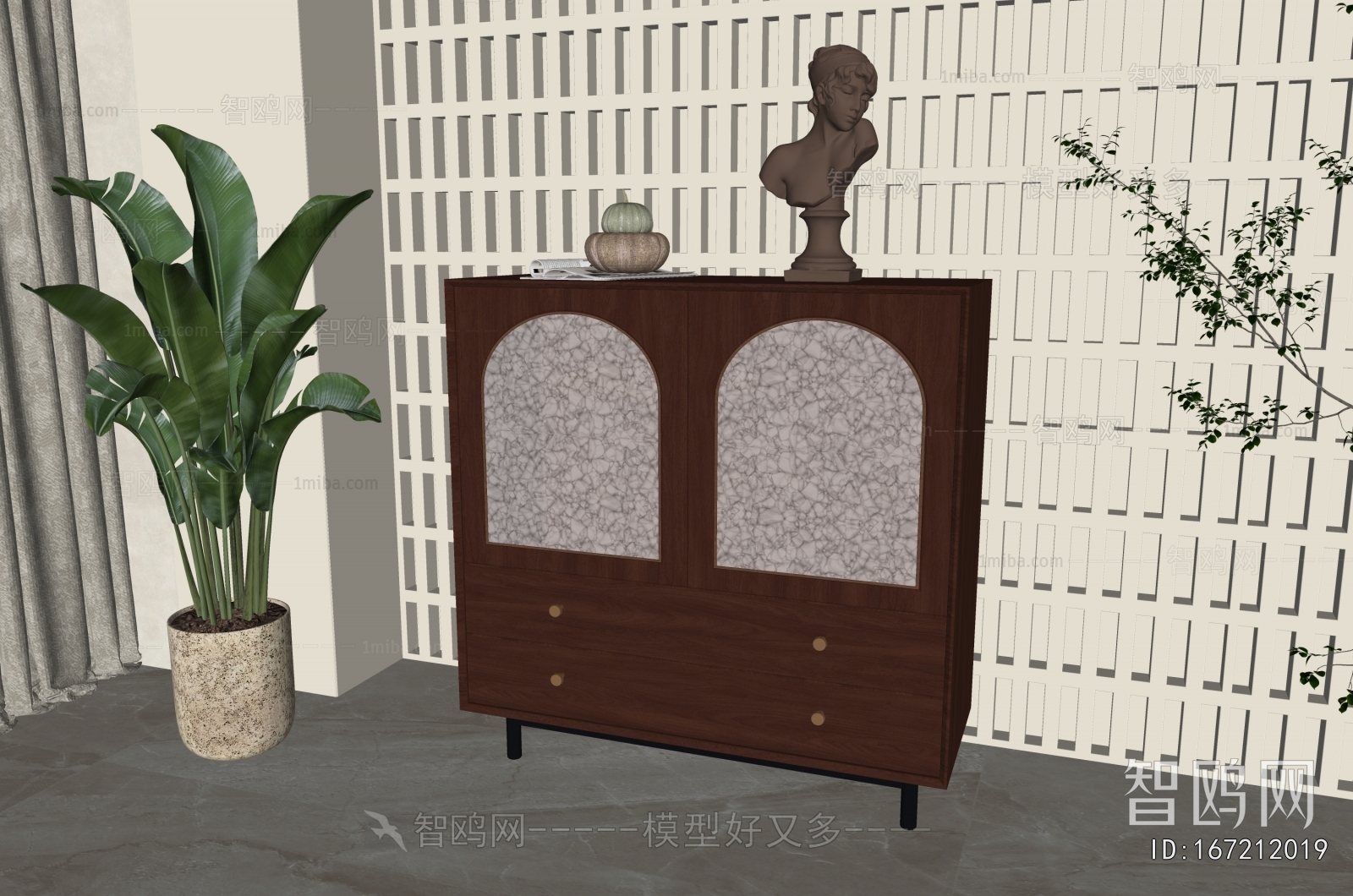 American Style Side Cabinet/Entrance Cabinet