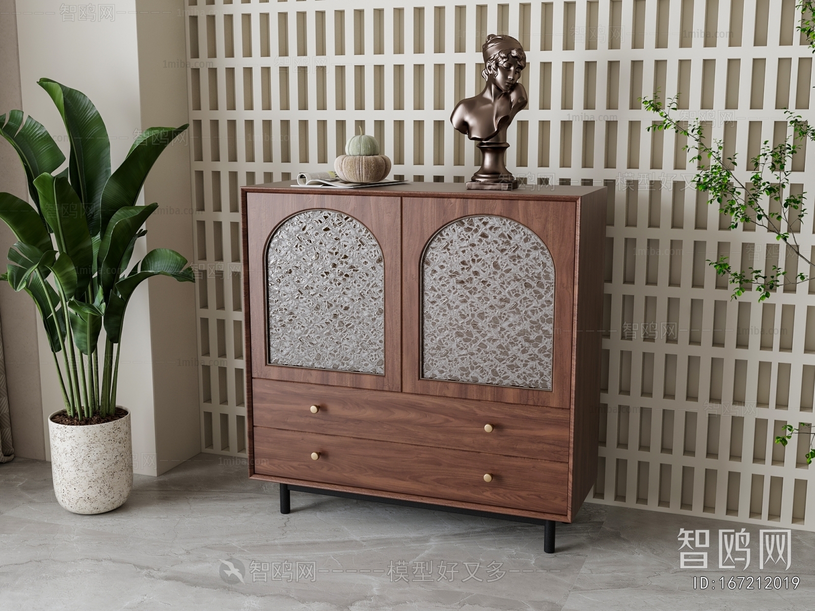 American Style Side Cabinet/Entrance Cabinet