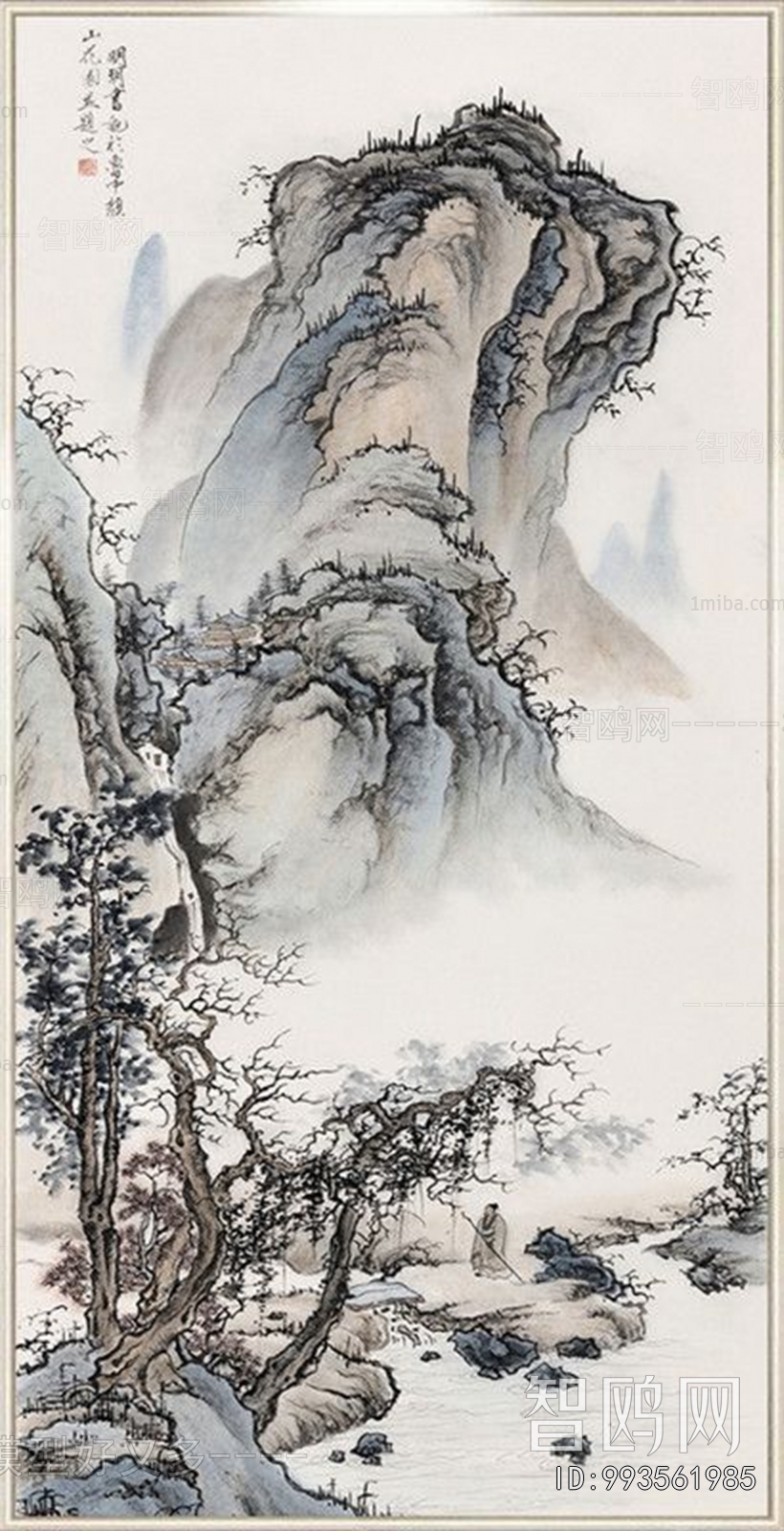 中式国画山水画