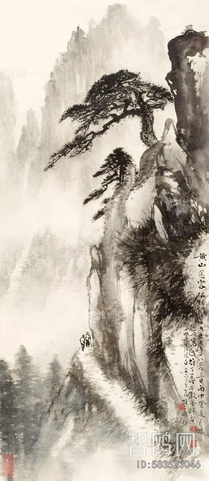 中式国画山水画