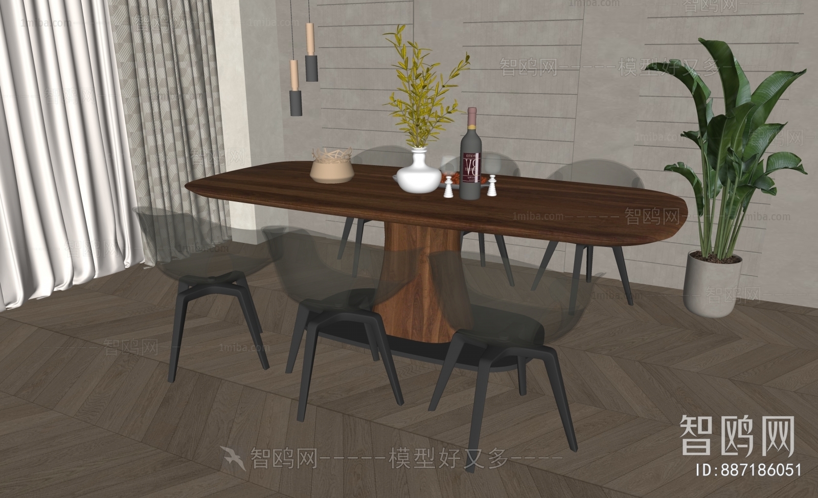 Nordic Style Dining Table And Chairs