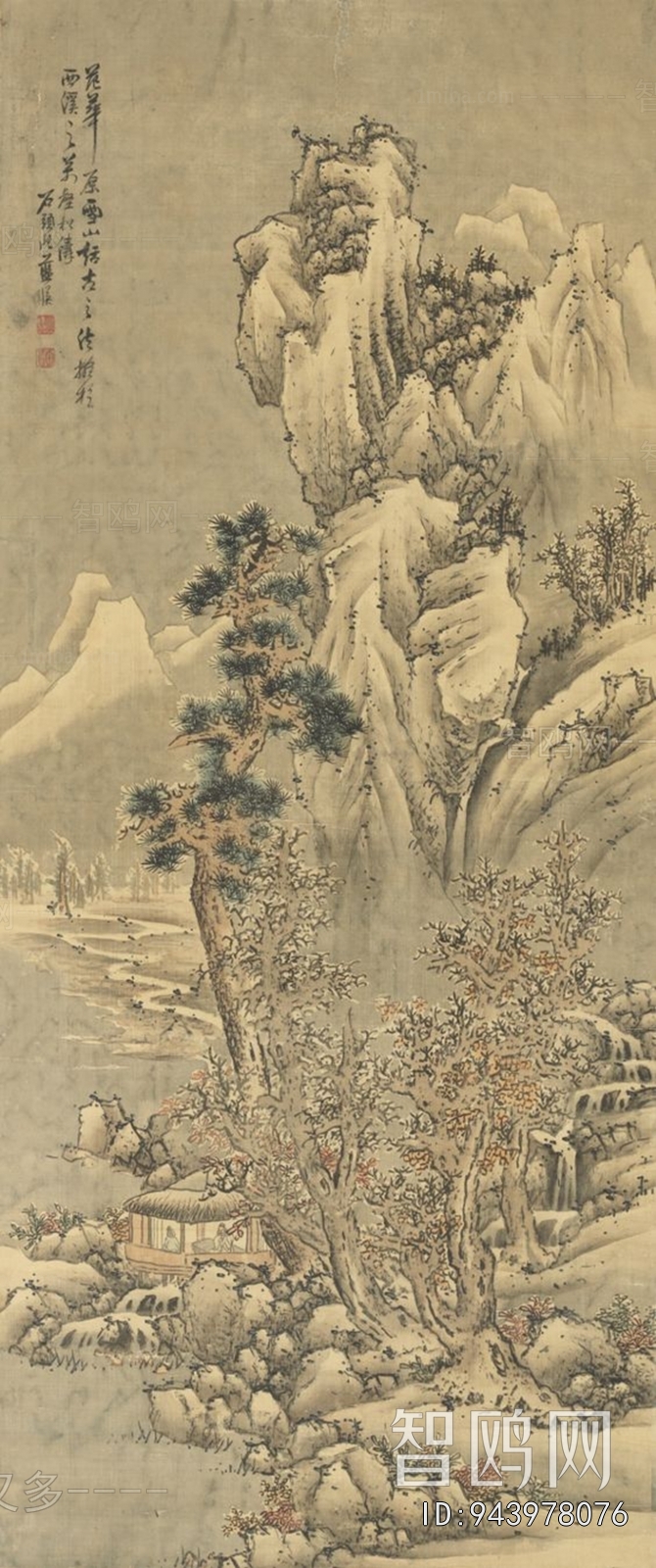 中式国画山水画