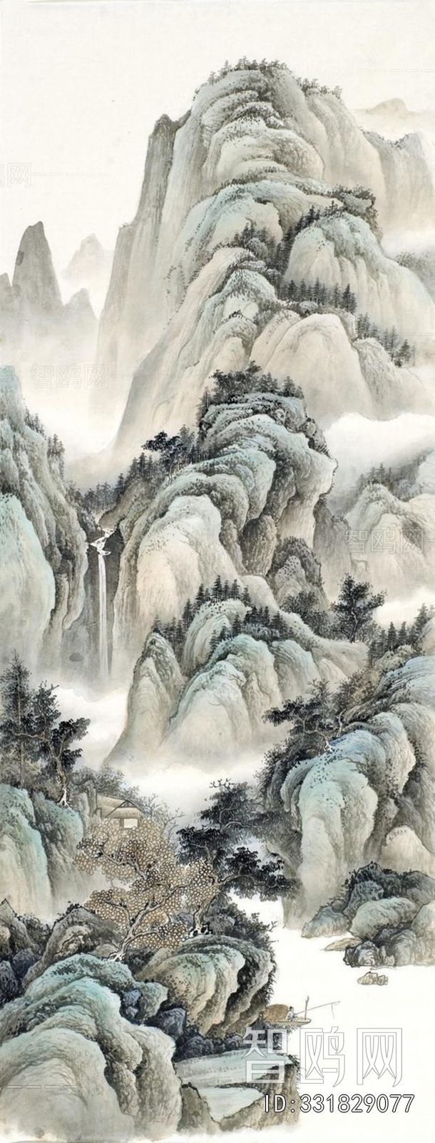 中式国画山水画