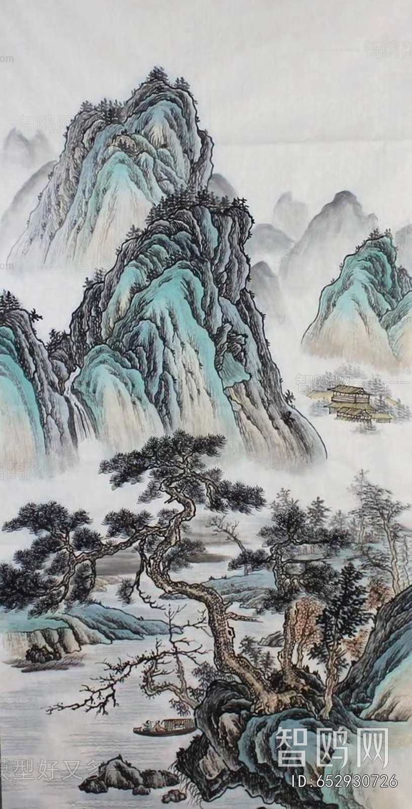 中式国画山水画