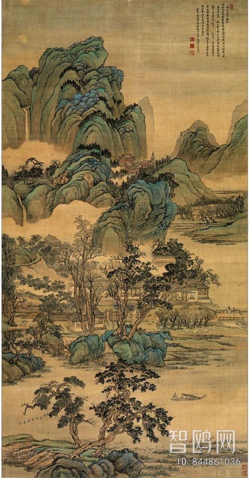 中式国画山水画