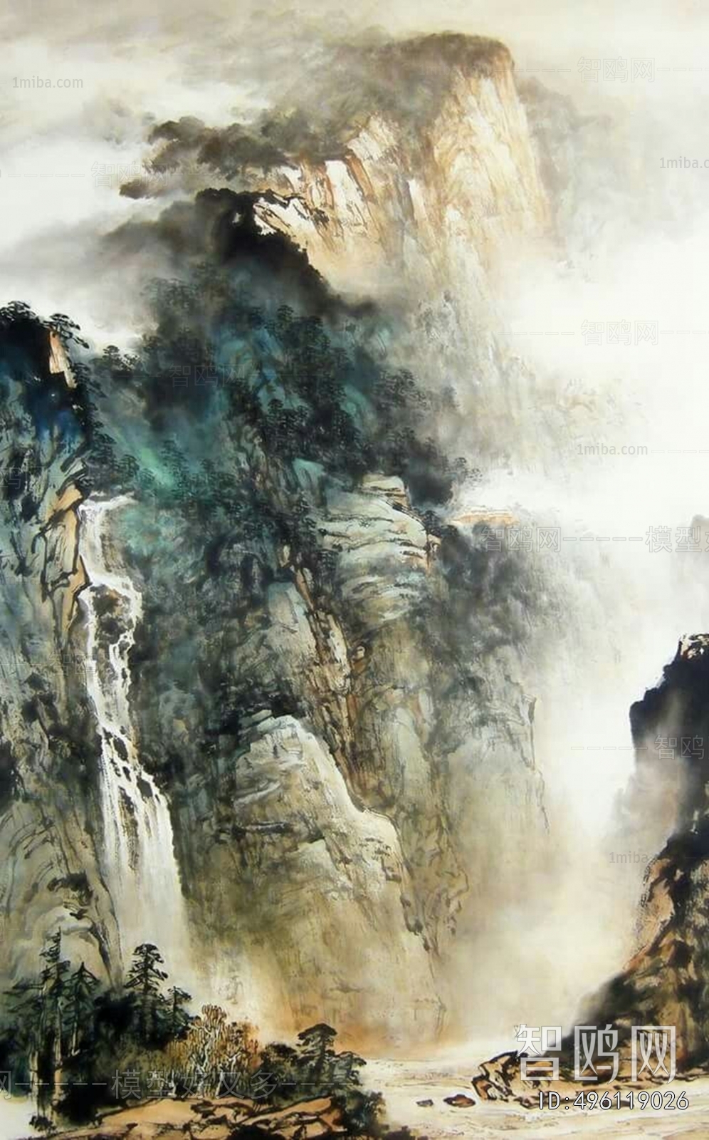 中式国画山水画