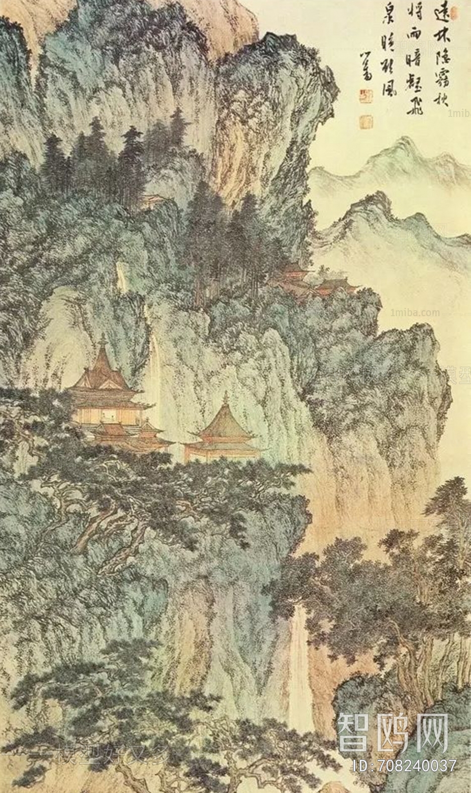 中式国画山水画