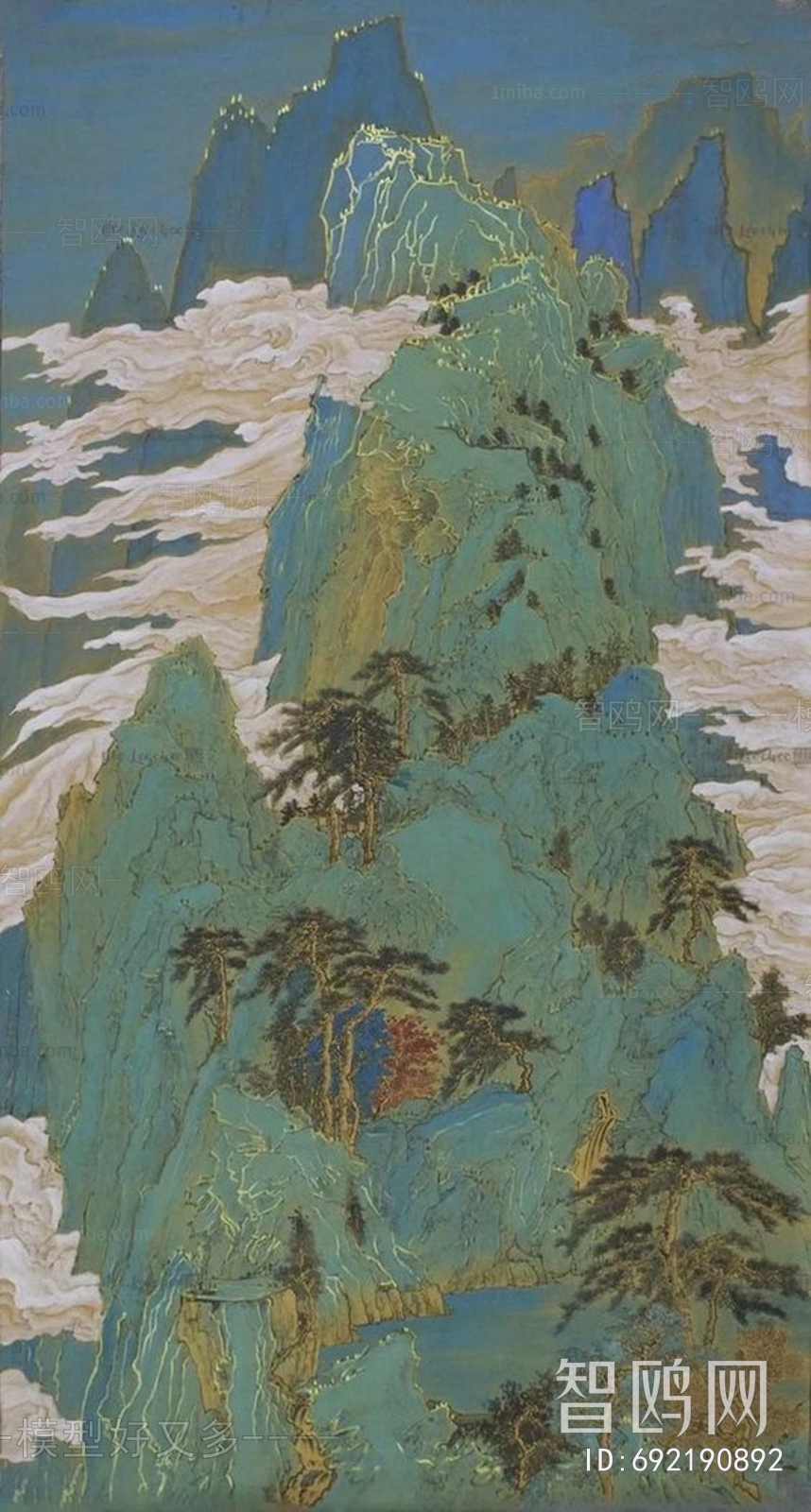 中式国画山水画