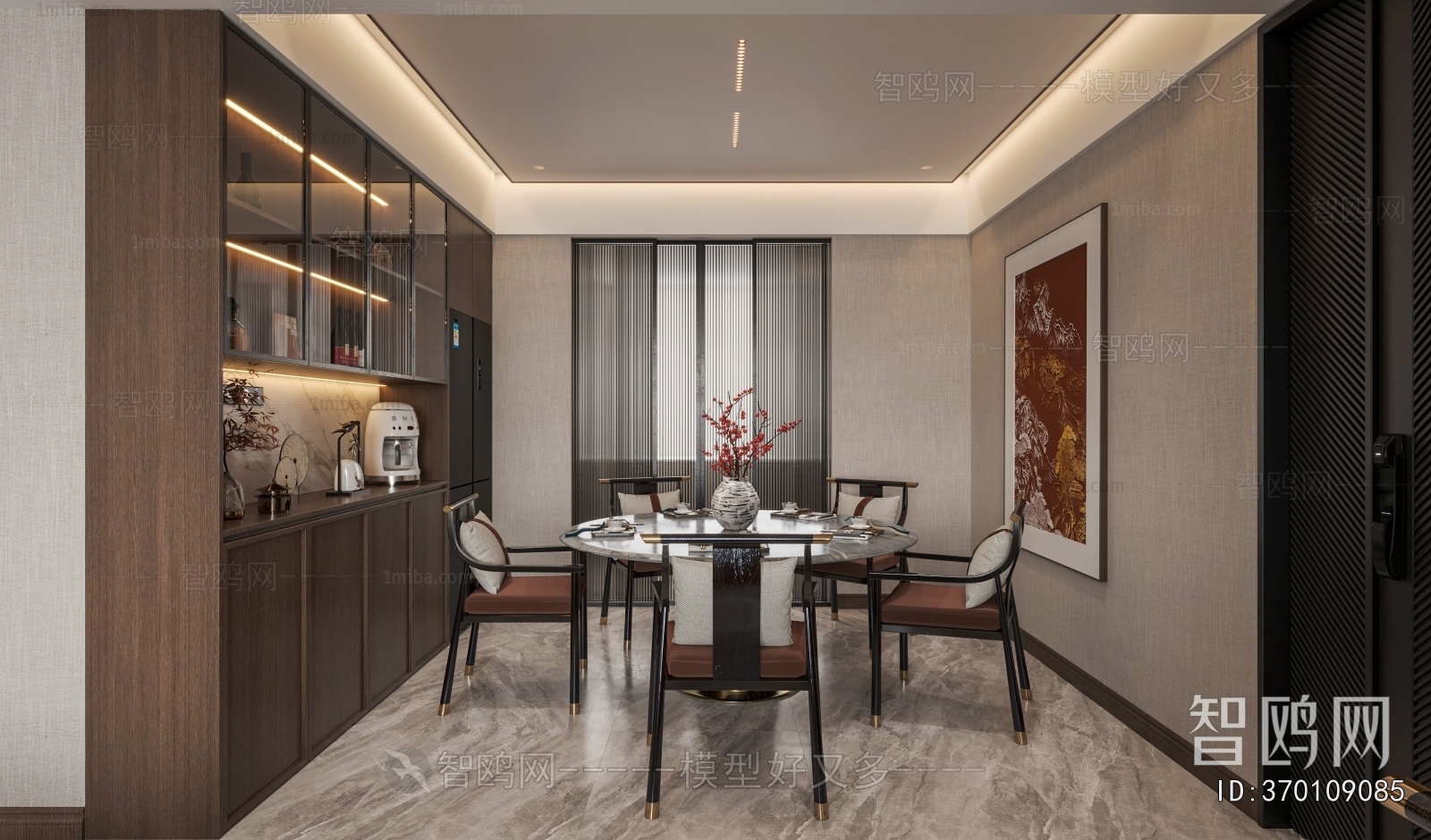 New Chinese Style Dining Room