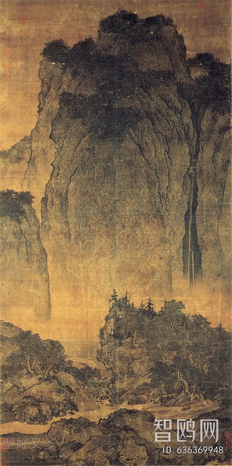 中式国画山水画