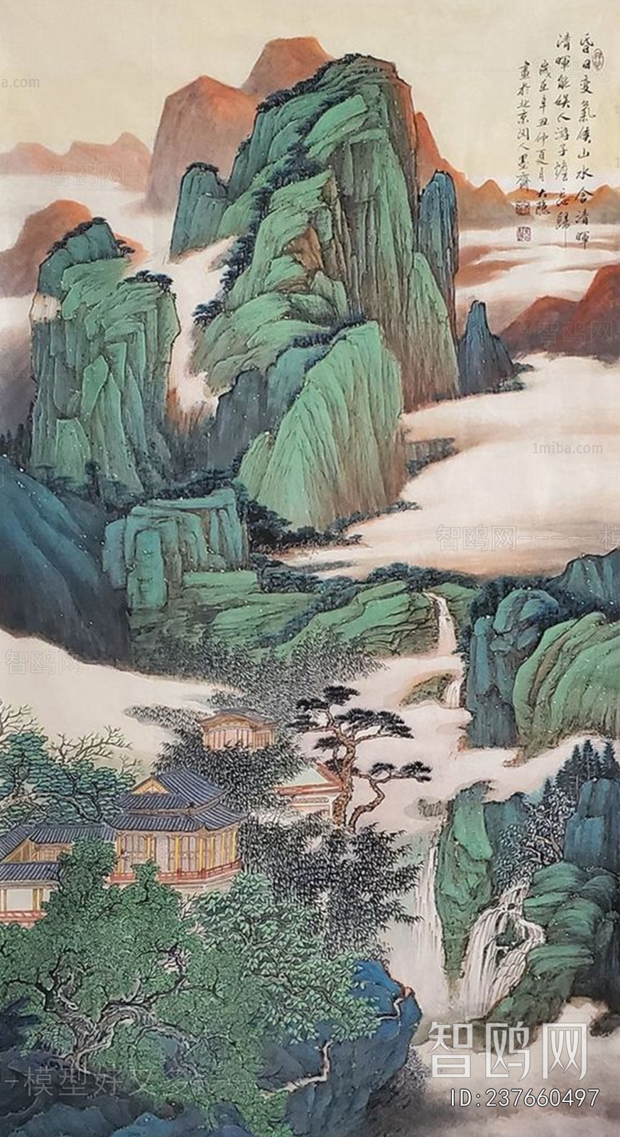 中式国画山水画