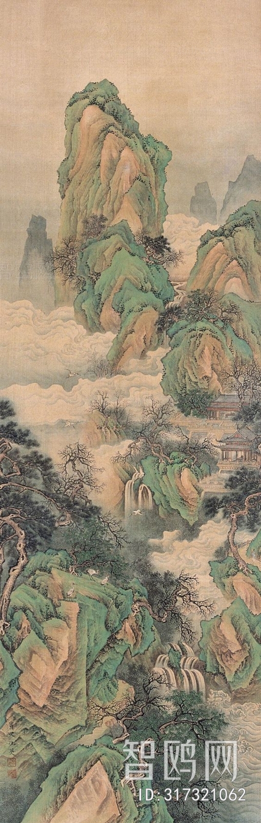 中式国画山水画