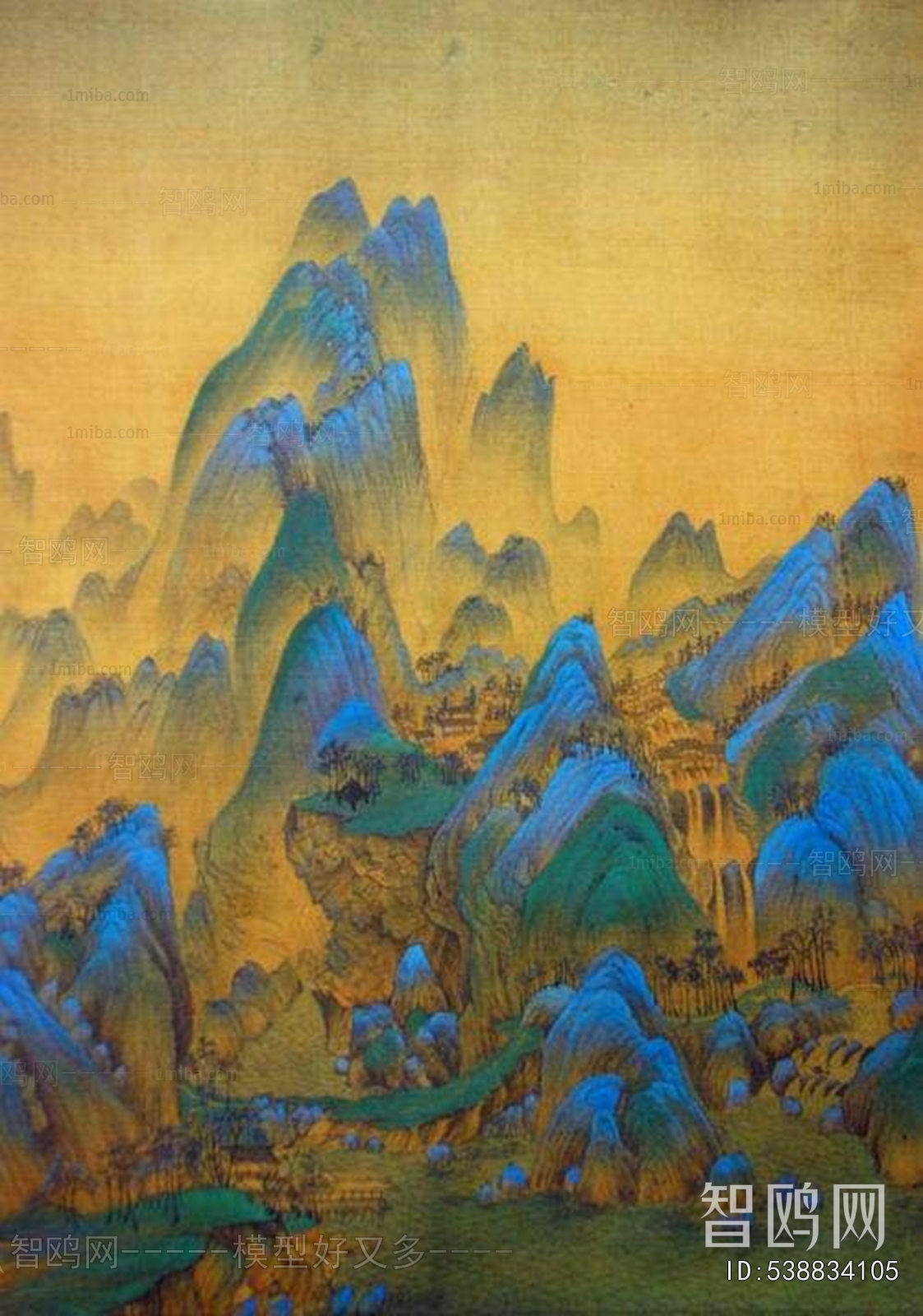 中式国画山水画