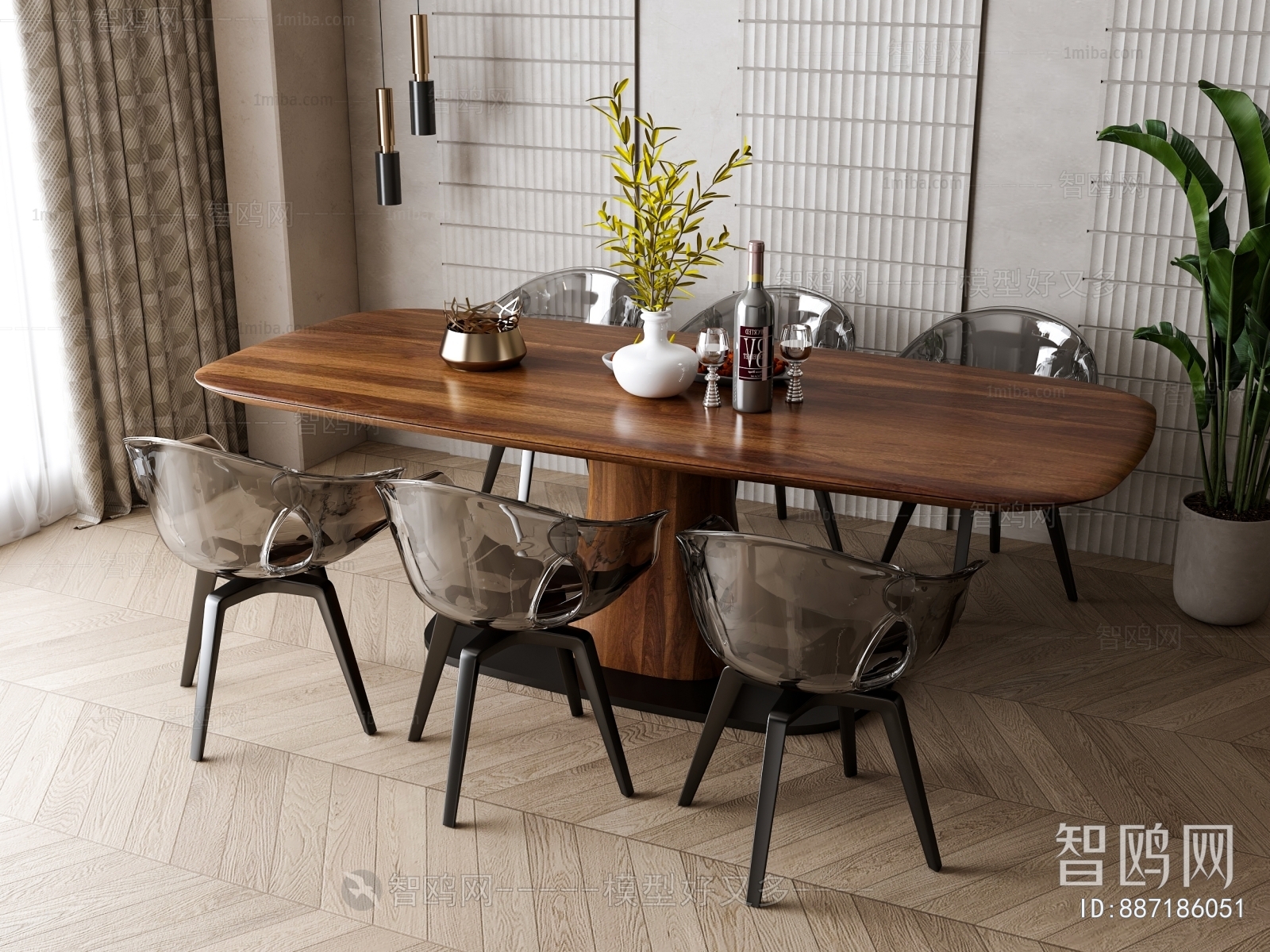 Nordic Style Dining Table And Chairs