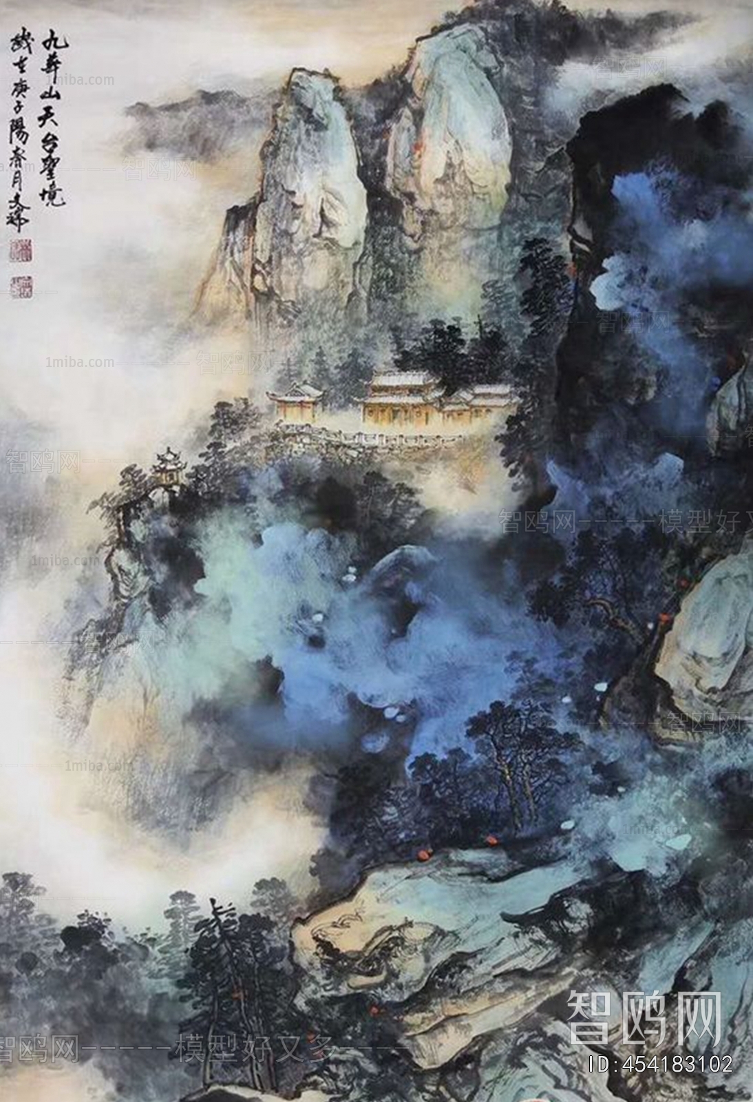 中式国画山水画