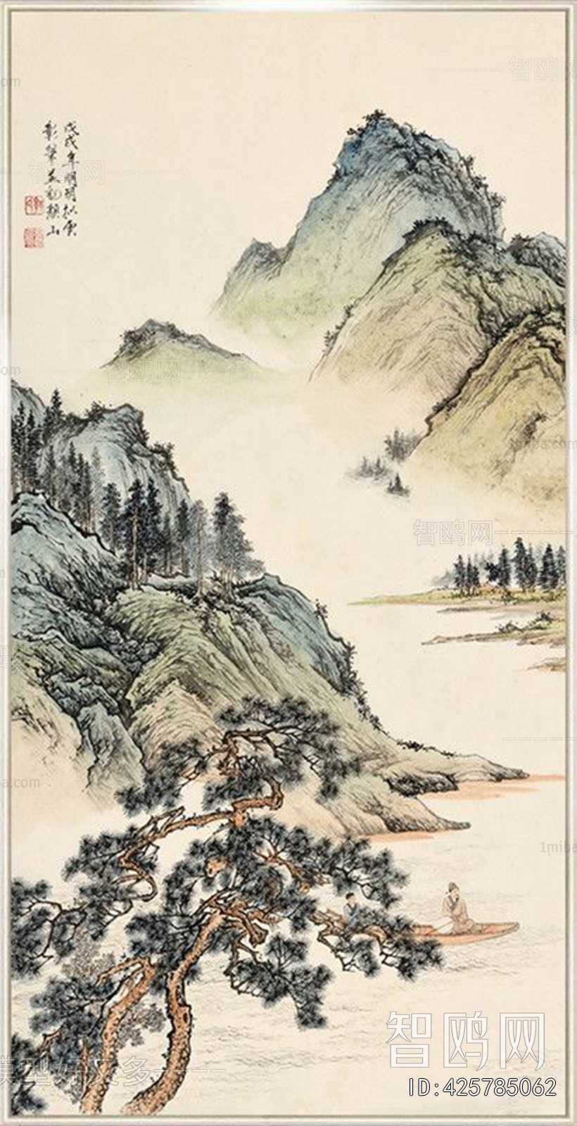 中式国画山水画