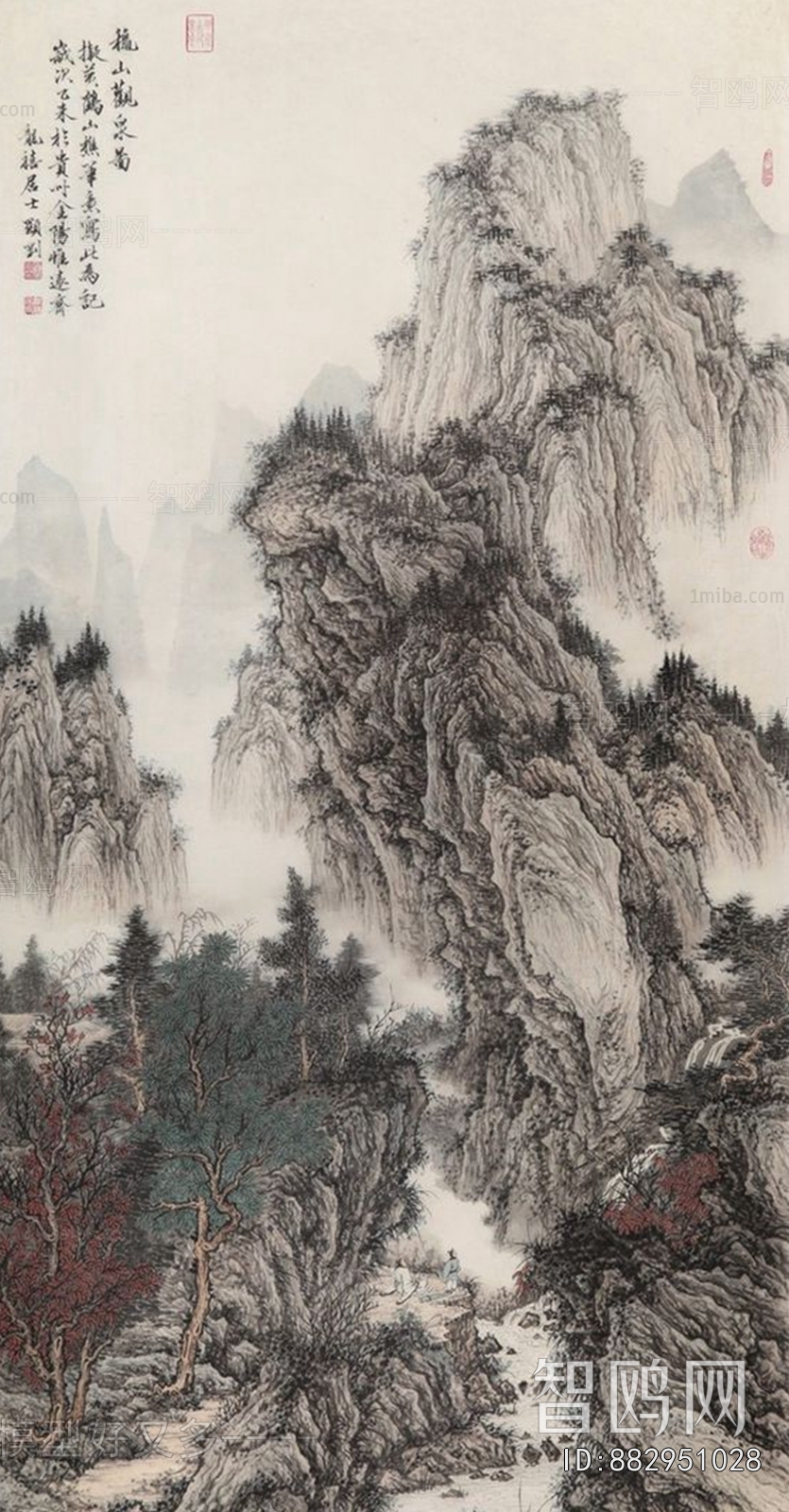 中式国画山水画