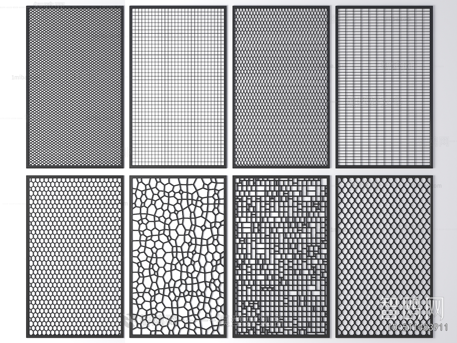 Modern Metal Screen Partition