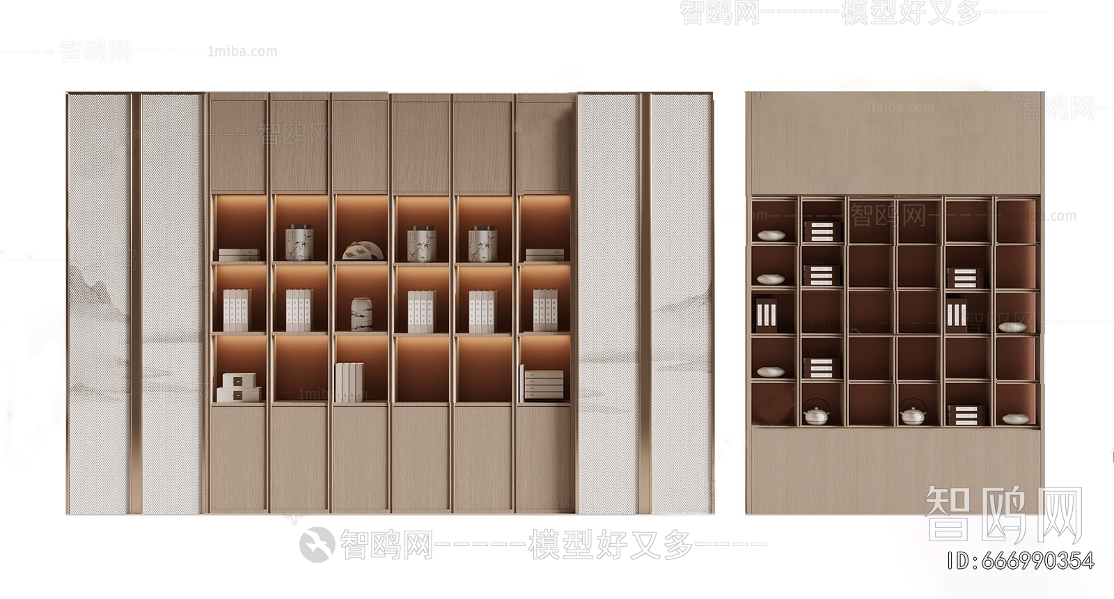 New Chinese Style Bookcase